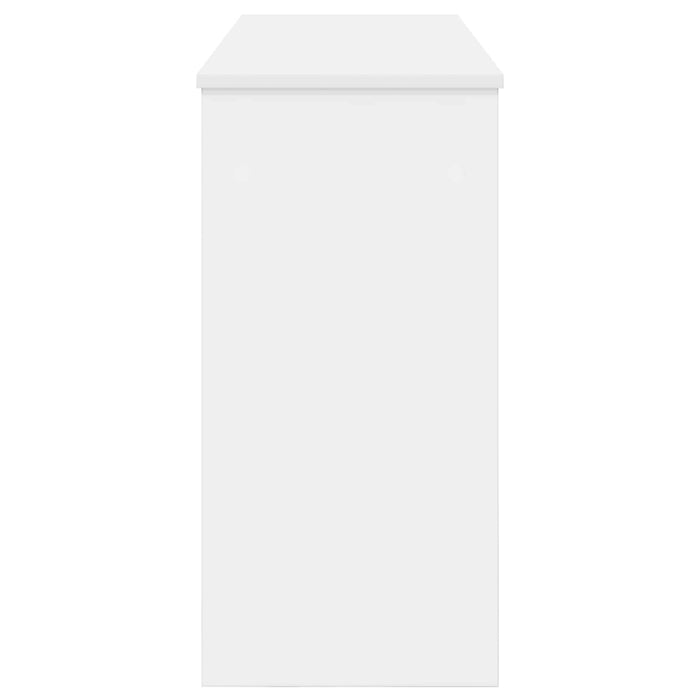 Keyboard Stand White 120 X 32 X 64 Cm Engineered Wood Nkkani