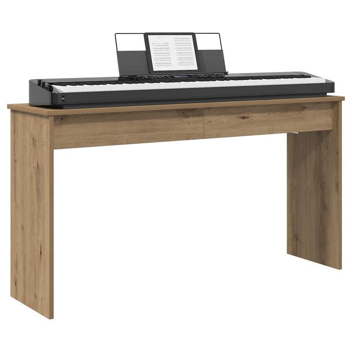 Keyboard Stand Artisan Oak 120 X 32 X 64 Cm Engineered Wood Nkkaka
