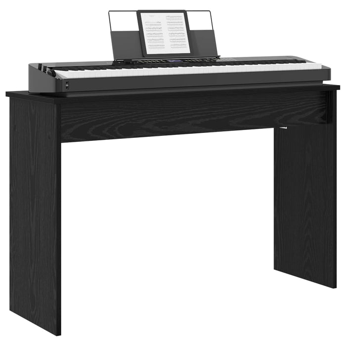 Keyboard Stand Black Oak 100 X 32 X 64 Cm Engineered Wood Nkkakl