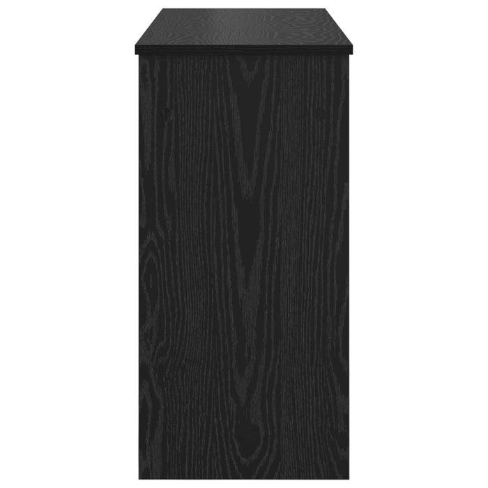 Keyboard Stand Black Oak 100 X 32 X 64 Cm Engineered Wood Nkkakl