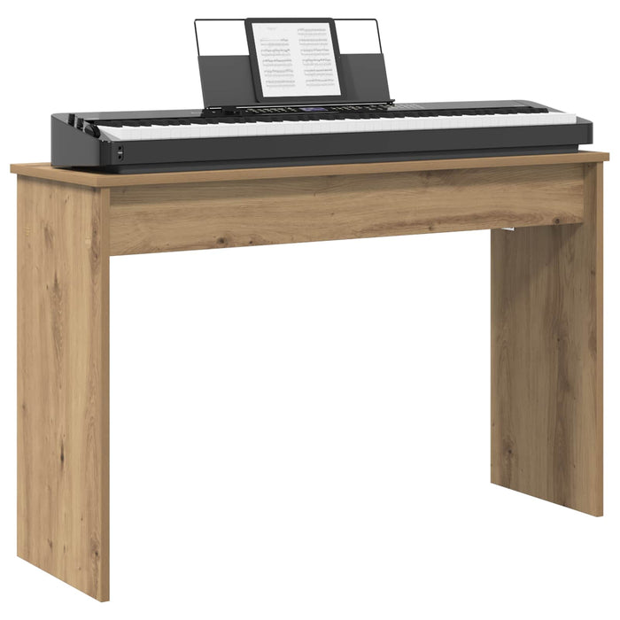 Keyboard Stand Artisan Oak 100 X 32 X 64 Cm Engineered Wood Nkkpbx