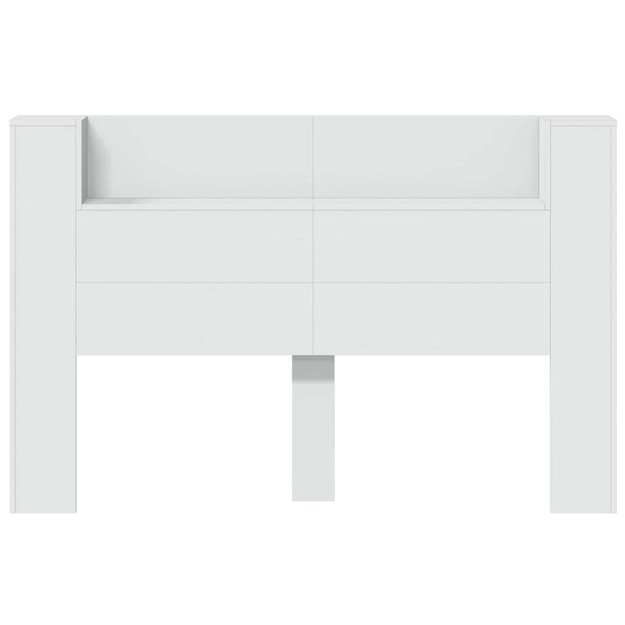 Queen Size Headboard White 160 X 16.5 X 103.5 Cm Engineered Wood Taonlnx