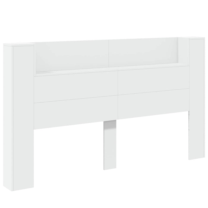 King Size Headboard White 180 X 16.5 X 103.5 Cm Engineered Wood Taonlnt