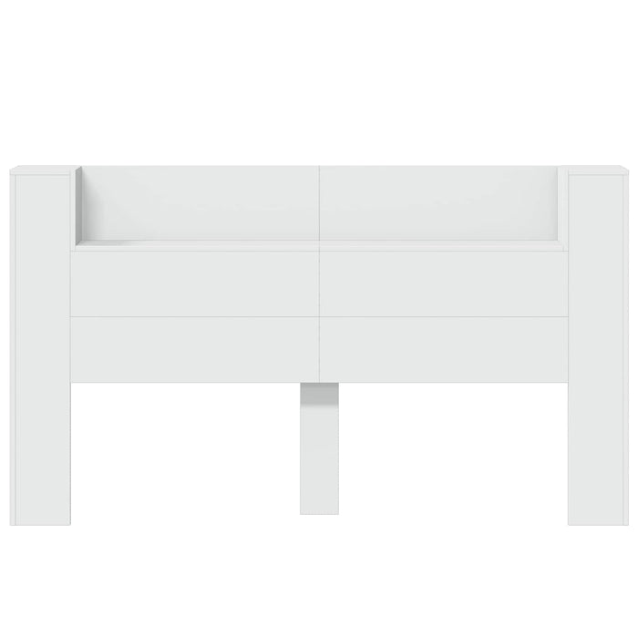 King Size Headboard White 180 X 16.5 X 103.5 Cm Engineered Wood Taonlnt
