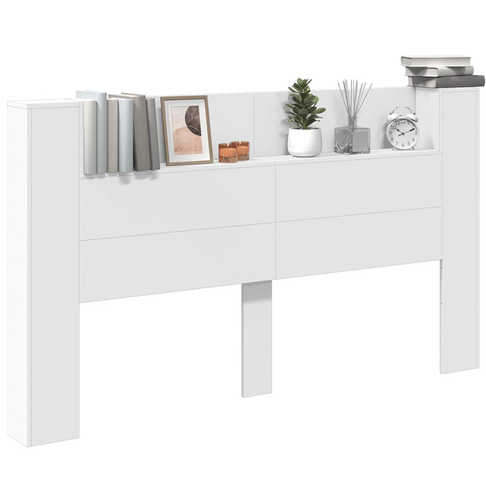 King Size Headboard White 180 X 16.5 X 103.5 Cm Engineered Wood Taonlnt