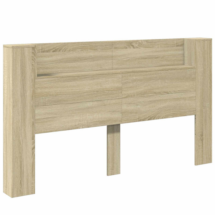 King Size Headboard Sonoma Oak 180 X 16.5 X 103.5 Cm Engineered Wood Taonlkx
