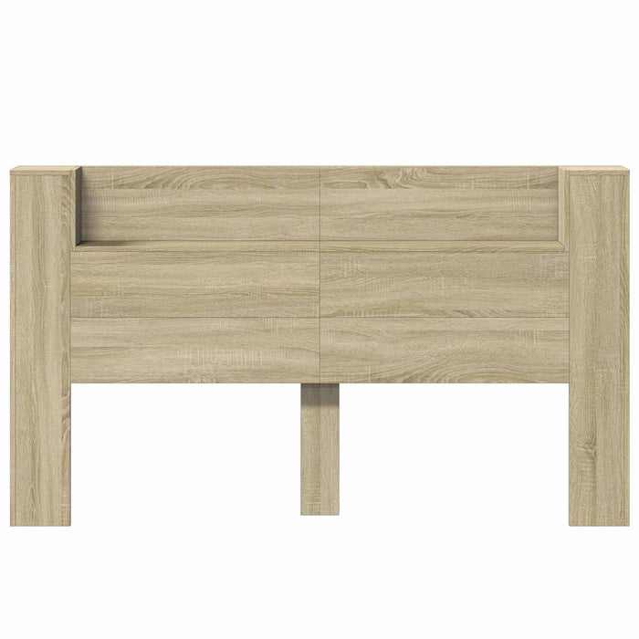 King Size Headboard Sonoma Oak 180 X 16.5 X 103.5 Cm Engineered Wood Taonlkx