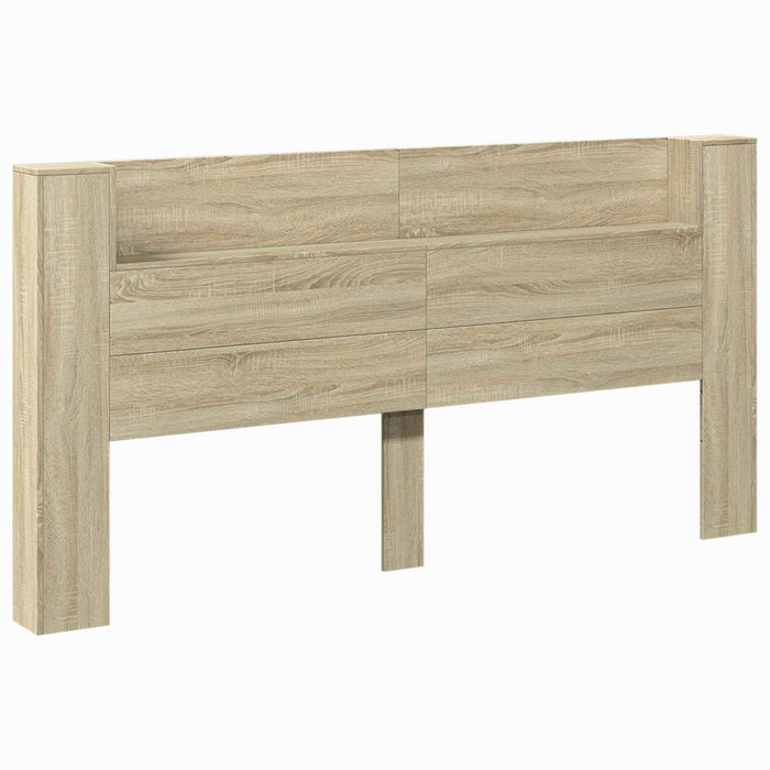 King Size Headboard Sonoma Oak 200 X 16.5 X 103.5 Cm Engineered Wood Taonlkt