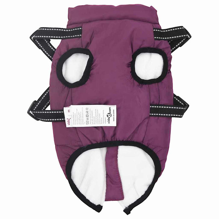 Dog Coat With Harness Purple Xl Fleece And Polyester Taxxpxt
