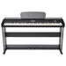 88-key Digital Piano with Pedals Black Melamine Board