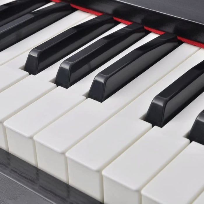 88-key Digital Piano with Pedals Black Melamine Board Ibbap