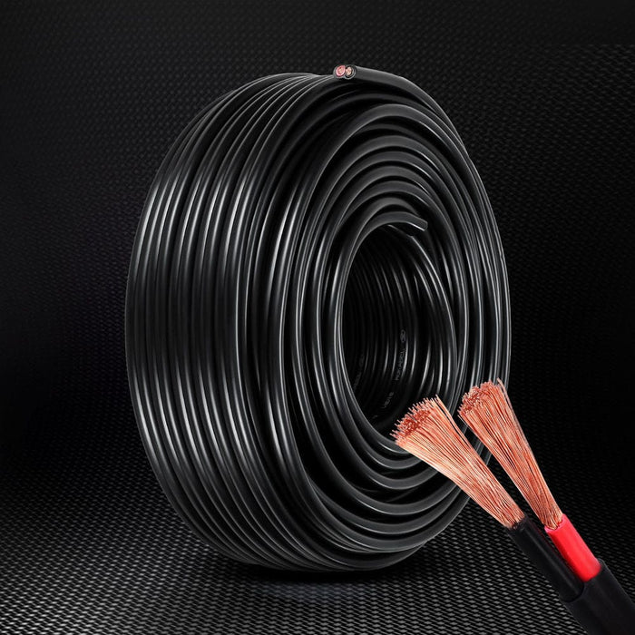 8b&s 30m Twin Core Wire Electrical Cable Extension Car 450v