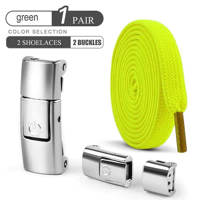 8mm no Tie Shoelaces with Press Lock