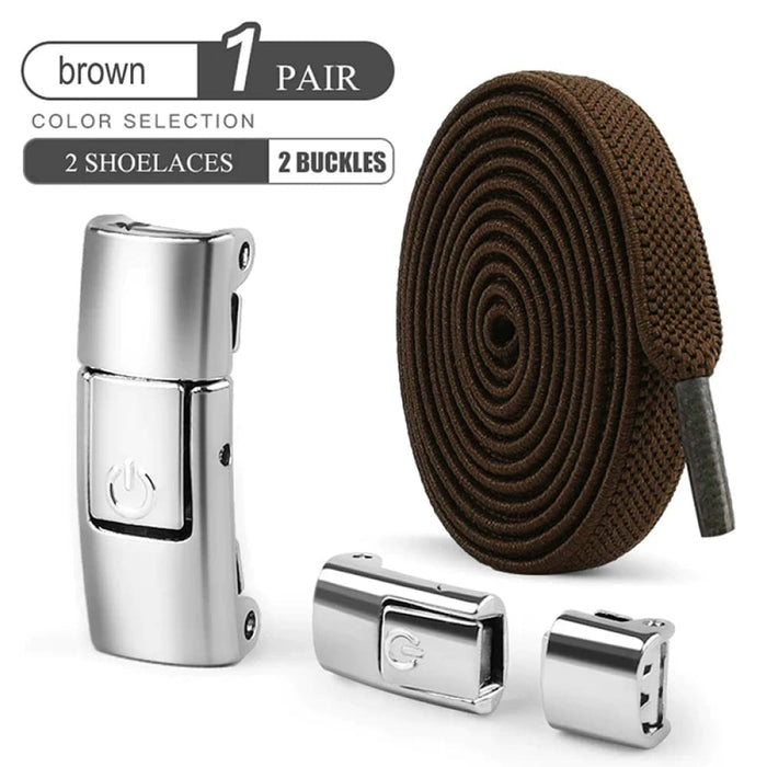 8mm no Tie Shoelaces with Press Lock