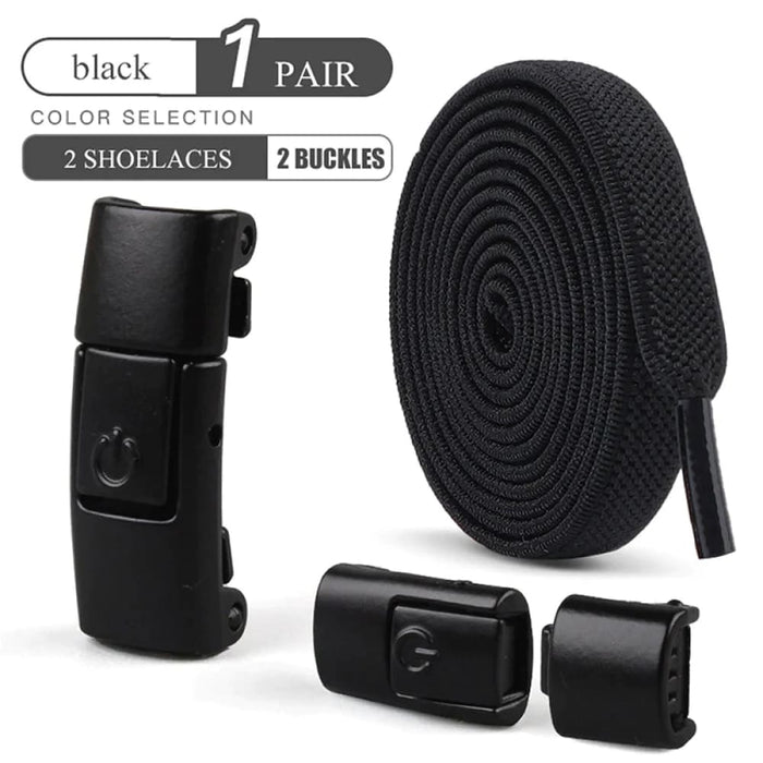 8mm no Tie Shoelaces with Press Lock