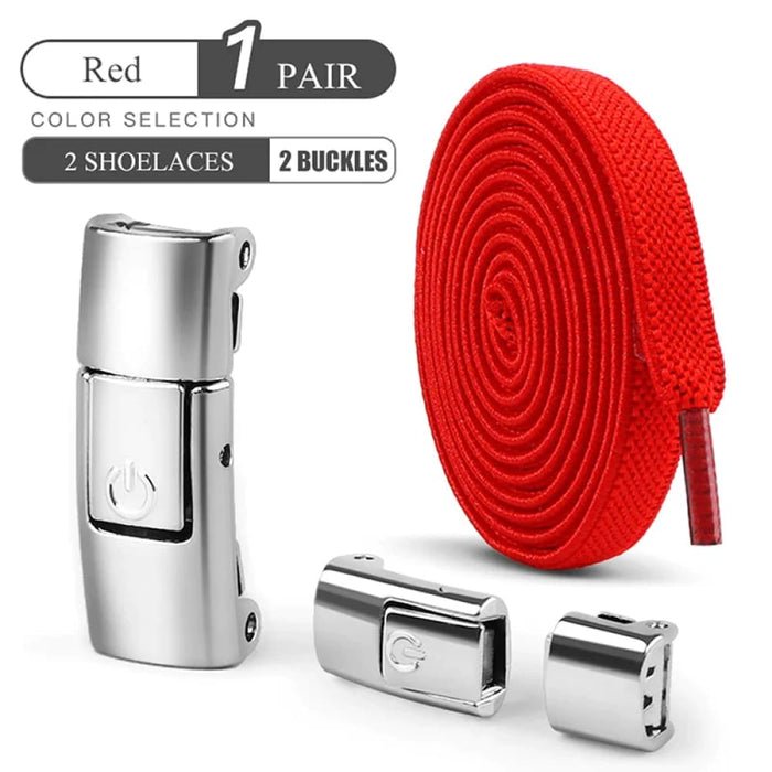 8mm no Tie Shoelaces with Press Lock