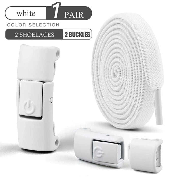 8mm no Tie Shoelaces with Press Lock