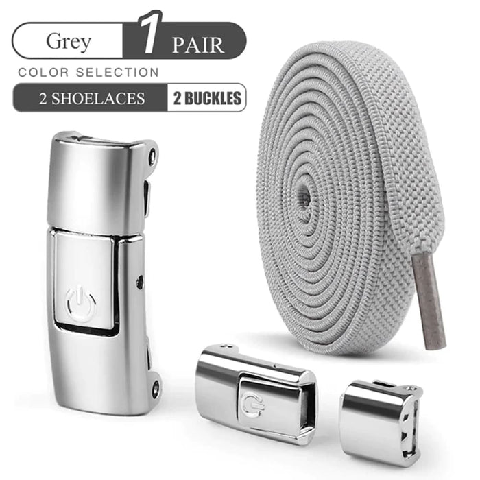 8mm no Tie Shoelaces with Press Lock