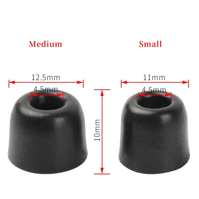 8pcs Memory Foam Noise Reduce Ear Tips for Audio-technica