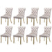 8x Velvet Dining Chairs Upholstered Tufted Kithcen Chair