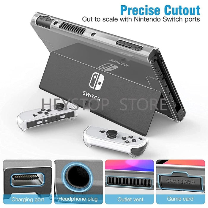 9 in 1 Protective Case Compatible with Nintendo Switch Oled