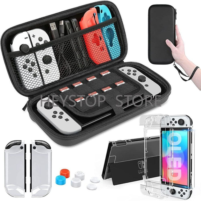 9 in 1 Protective Case Compatible with Nintendo Switch Oled