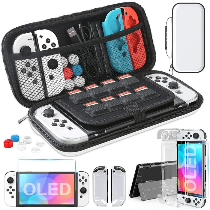 9 in 1 Protective Case Compatible with Nintendo Switch Oled