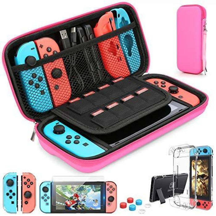 9 in 1 Switch Accessories Kit and 6 Pcs Thumb Grip