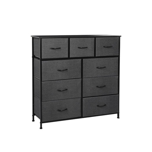 9 Chest of Drawers Storage Cabinet Tower Dresser Tallboy