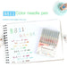 9 Colour Soft Brush Pens for Drawing and Sketching 0.5mm