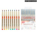 9 Colour Soft Brush Pens for Drawing and Sketching 0.5mm