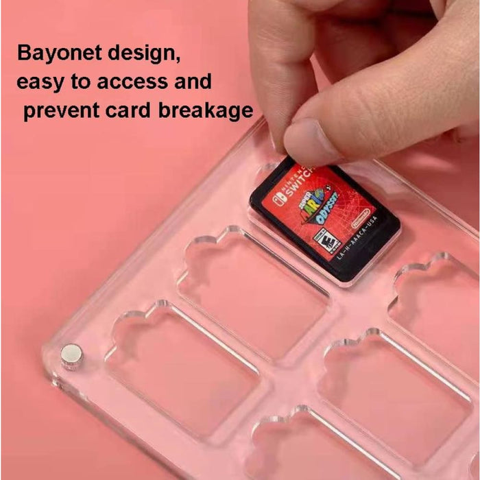 9 Grid Magnetic Crystal Card Storage For Switch
