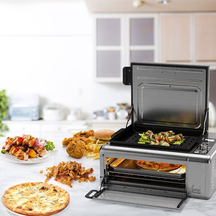 9-in-1 Sensei Xl Flip Air Fryer Oven Grill Stainless Steel