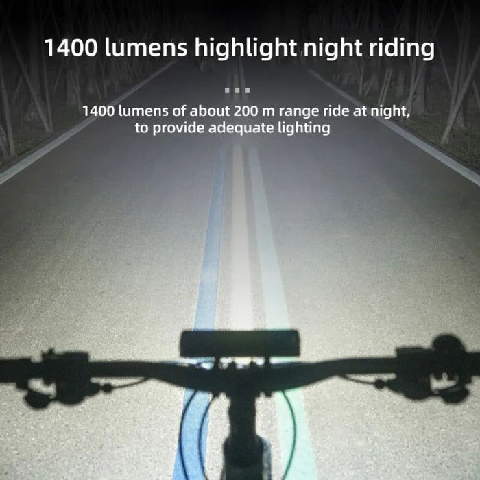 900lm Usb Waterproof and Rechargeable Bike Light