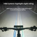 900lm Usb Waterproof and Rechargeable Bike Light
