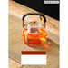 900ml Glass Teapot With Hand Woven Beam Design