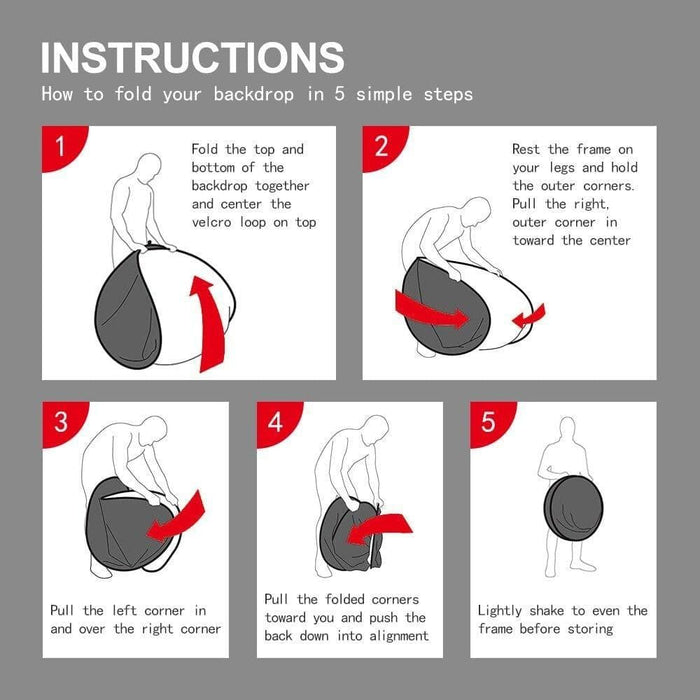 90*120cm 5 In 1 Fotografia Reflector Gold Silver White Black