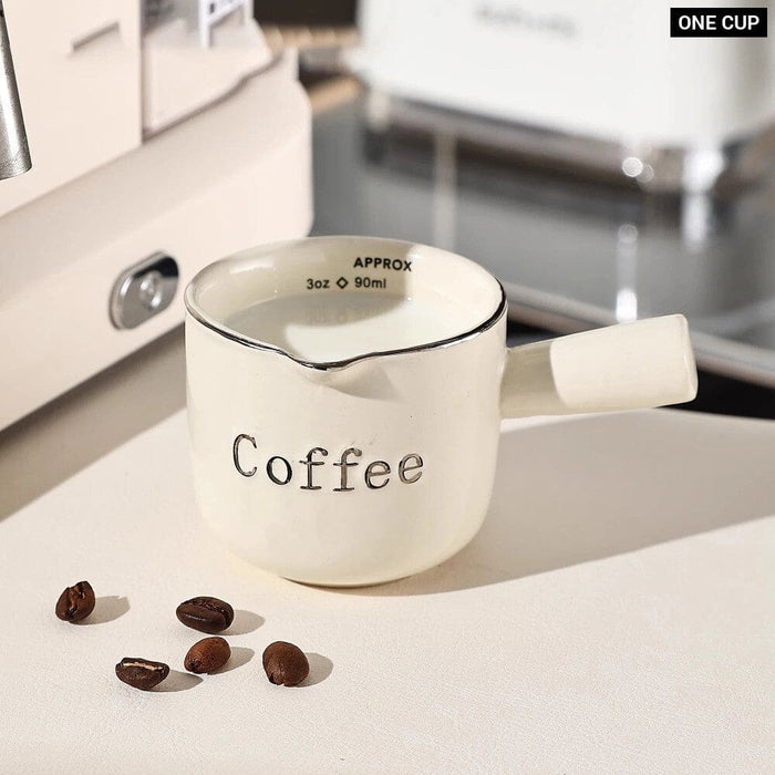 90ml Ceramic Coffee Cup with Handle