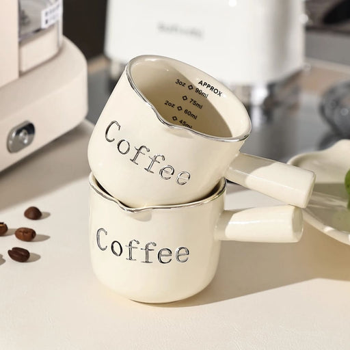 90ml Ceramic Coffee Cup with Handle