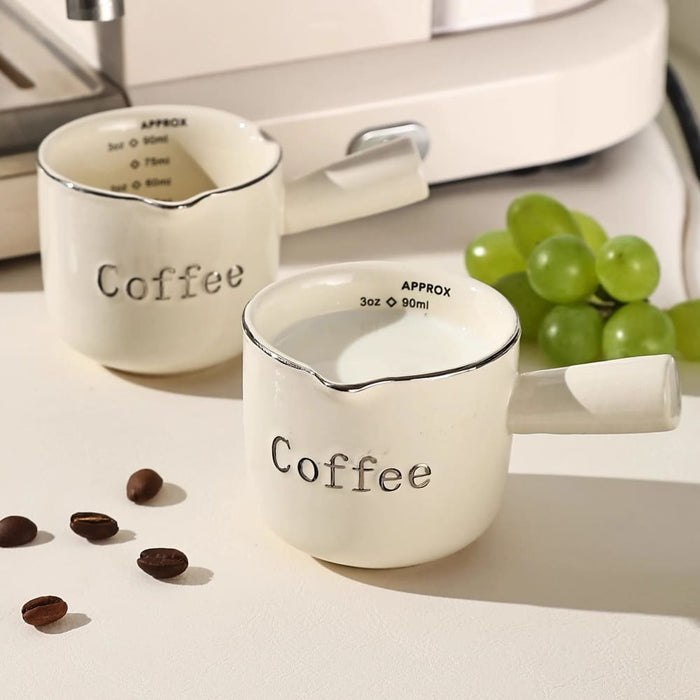 90ml Ceramic Coffee Cup With Handle