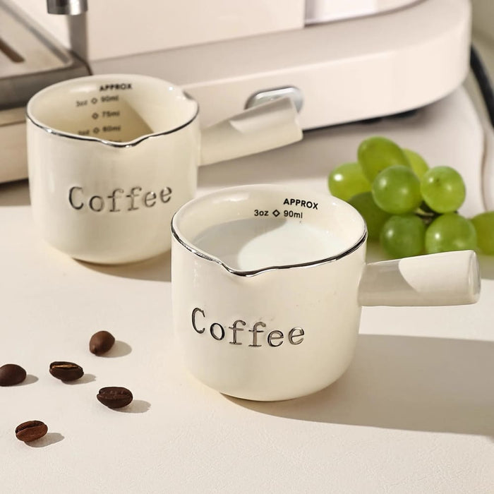 90ml Ceramic Coffee Cup with Handle