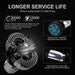 90w Led Projector Headlight with Fan Cooling