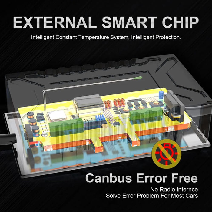 90w Led Projector Headlight with Fan Cooling