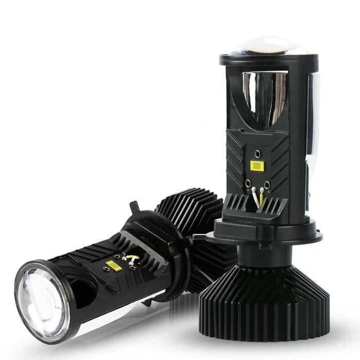 90w Led Projector Headlight with Fan Cooling