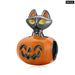 925 Sterling Silver Charm Pumpkin Black Cat Rose Skull