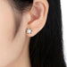 925 Sterling Silver Cultured Elegance Stud Earrings