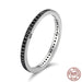 925 Sterling Silver Dazzling Cz Stackable Rings For Women