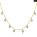 925 Sterling Silver 14k Gold Plated Dainty Chain Choker 5a