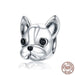 925 Sterling Silver Loyal Partners French Bulldog Bead Dog