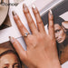 925 Sterling Silver Sparkling Heart Ring For Women